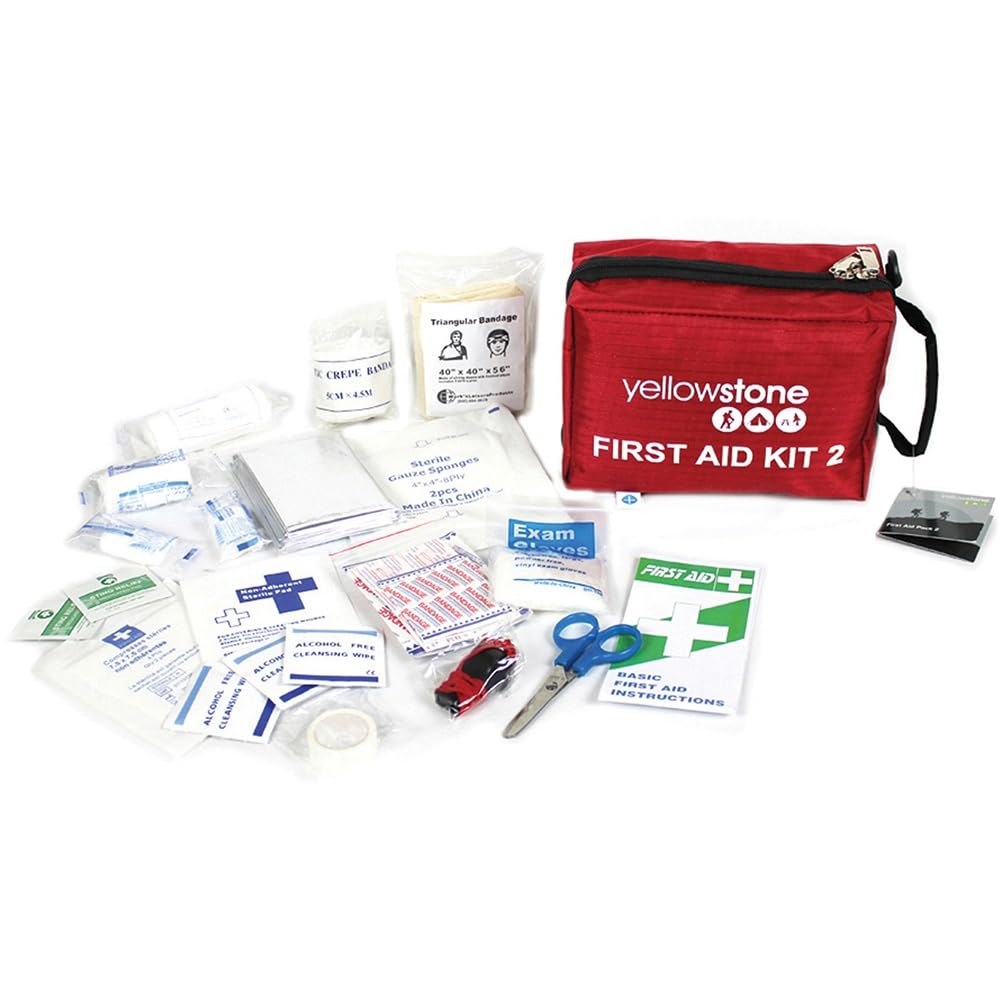 First Aid Kit 2 Bag - Safety Heeling Bag | Medical Emergency, Plasters, Bandages, Travel | for Car, Travel, Home, Workplace, Camping, Hiking, Outdoor and Sports