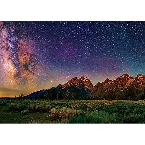 Buffalo Games - Grand Teton Moonrise - 500 Piece Jigsaw Puzzle Cover