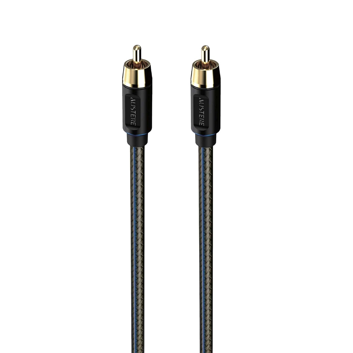AUSTERE V Series Subwoofer Cable Premium Audio, Pure Gold Contacts, Copper Shielding, SoftTouch High-Flex Cable and LinkFit Connectors : Electronics