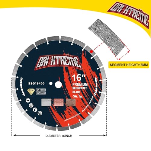 Image of 16 Inch Diamond Saw Blade, General Purpose Segmented Blade