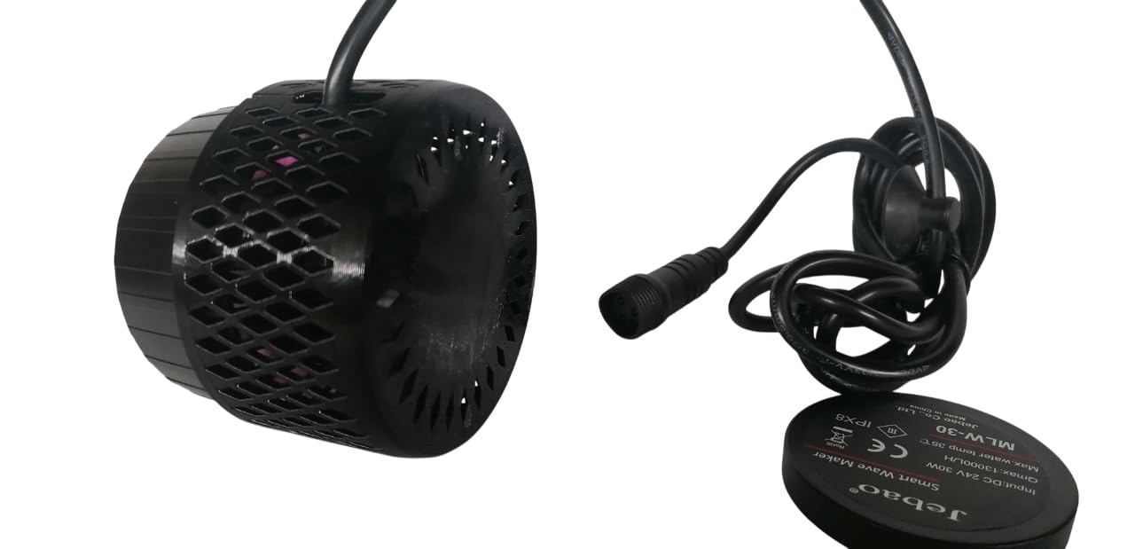 Jebao - Protezione per anemoni e pesce, confezione da 2, custodia stampata 3D sicura per pompe ELW ALW MLW SLW DLW (nero, * LW 20)