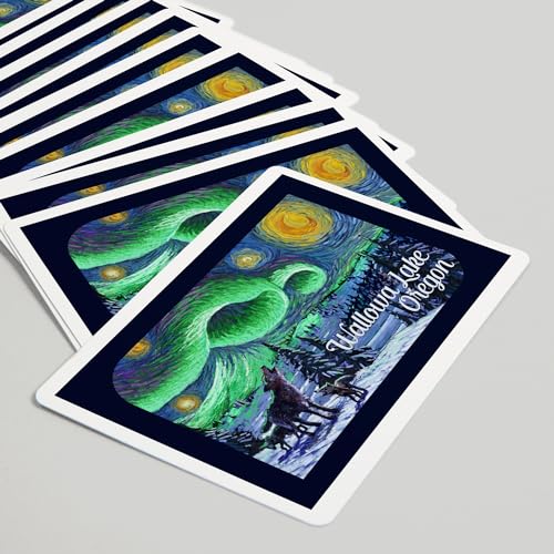 Baraja de Póker de 52 cartas con diseño Wallowa Lake miniatura 5