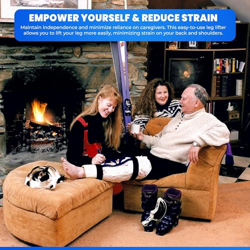 holden usa leg handles leg lifters cast handle  adjustable mobility aid with 2 handles for elderly post-surgery hip amp knee support ideal for bed amp car transfers pair 2 count