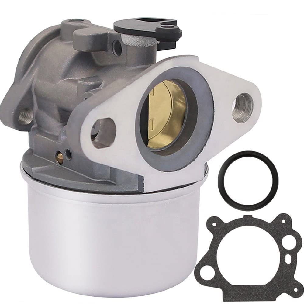 Pasuje do gaźnika Briggs Stratton 498170 799872 799868 694202 497586 498254 790821 akcesoria do kosiarek części wymiana gaźnika (Color : Grigio)