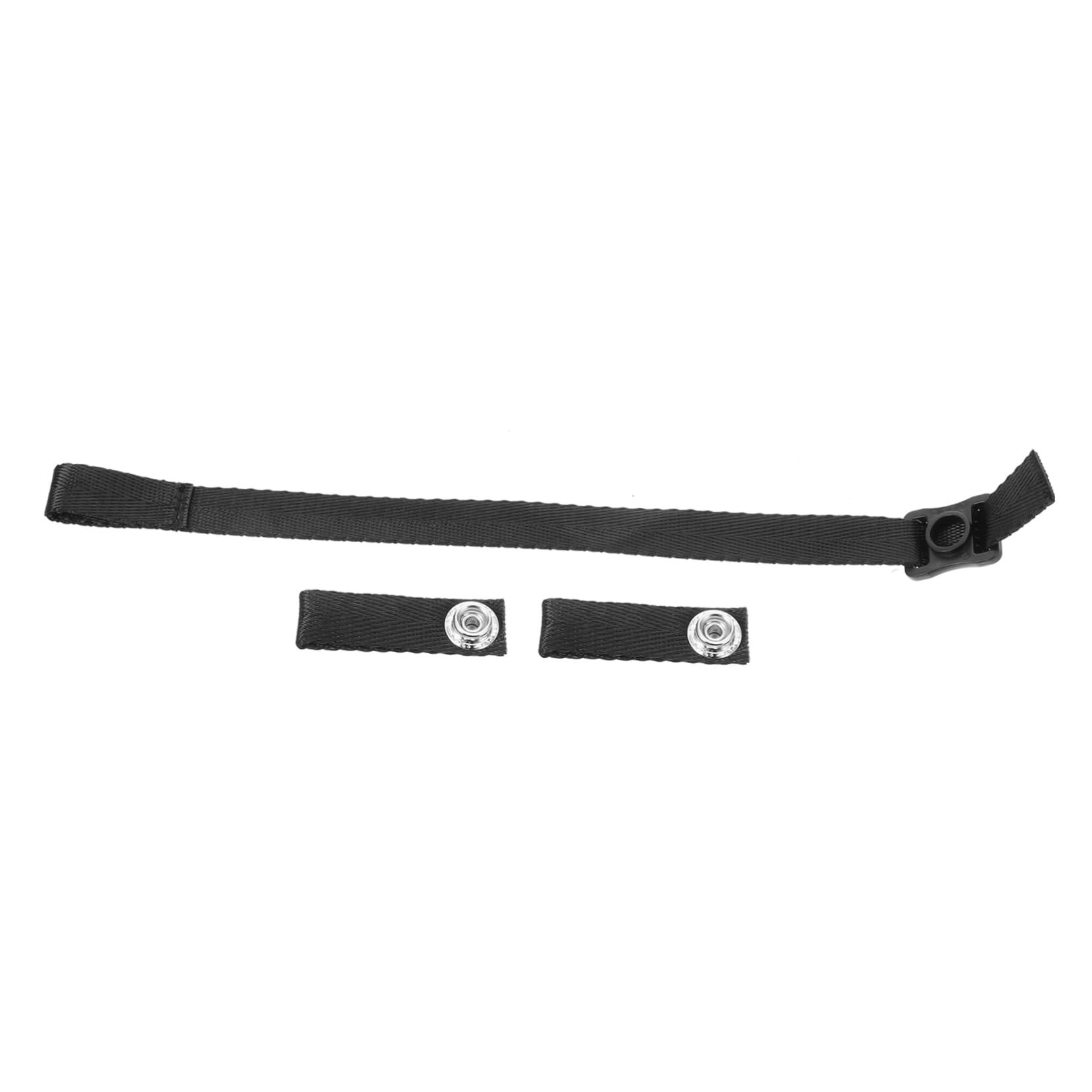 YARNOW Kit de reparación de Casco de Hockey reemplazo Montura de mentón Deportes Accesorios de Casco Correa de Casco de Hockey para la Barbilla Poliéster Black