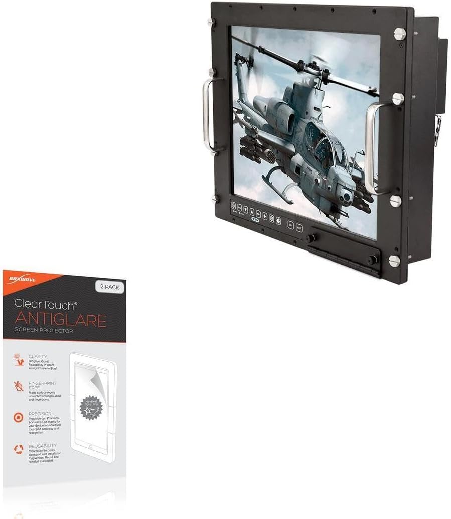 BoxWave Screen Protector Compatible with General Digital Saber (10.4 in) - ClearTouch Anti-Glare (2-Pack), Anti-Fingerprint Matte Film Skin