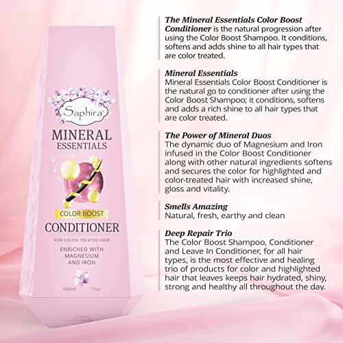 Mineral Essentials Color Boost Conditioner For Color-Treated Hair, Conditions, Softens And Protects Dyed Hair, 34 Ounce #TOP1