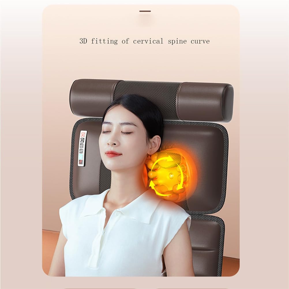 Materassino per Massaggio A Corpo Intero con 10 Motori Vibranti