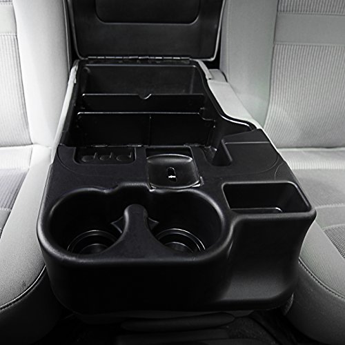 OxGord Center Console Cup Holder Attachment Compatible with 2003-2012 Dodge Ram 1500 2500 3500 Vehicles - Black - Thumbnail 3