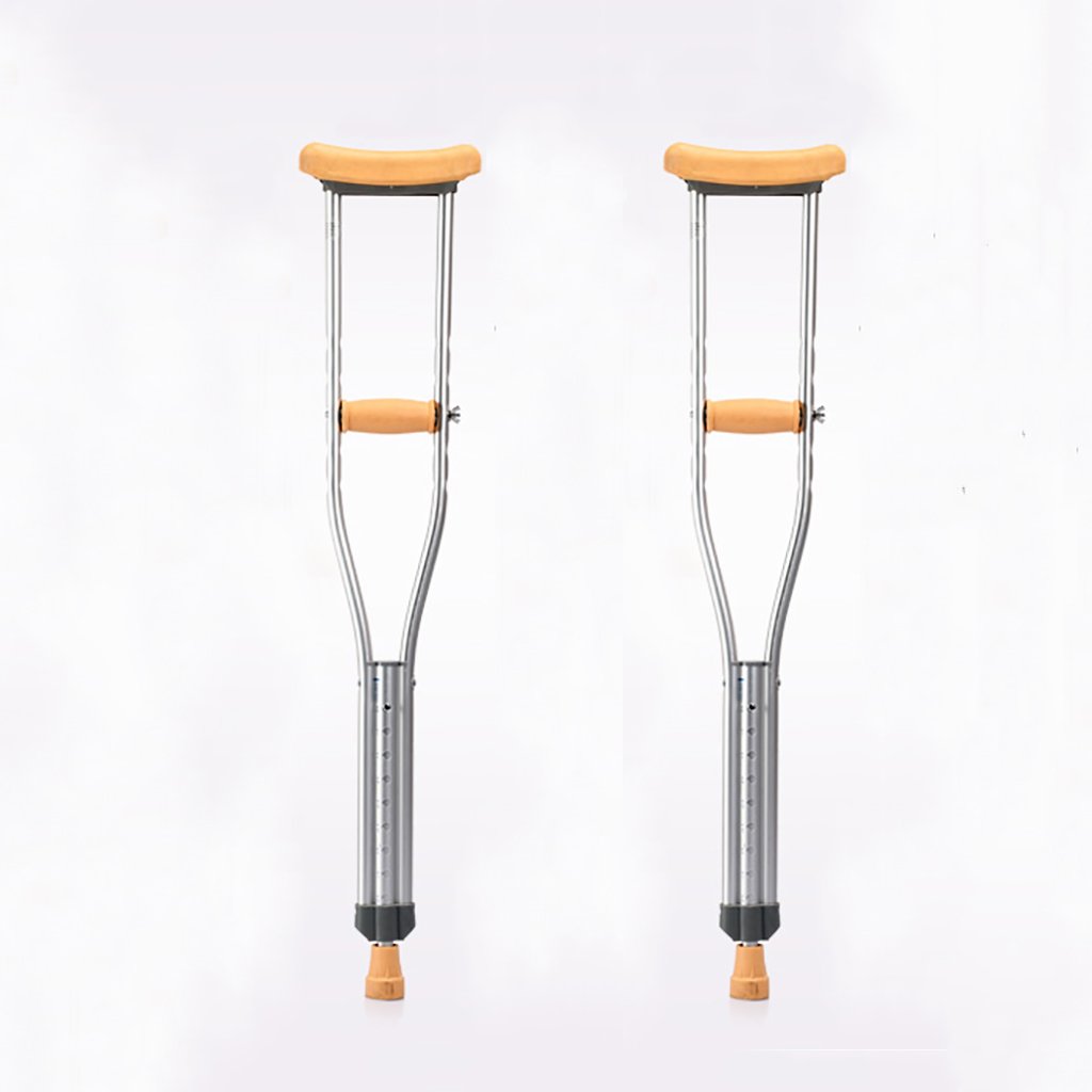 Kule dla dorosłych Pod pachami dla niepełnosprawnych Kule/laski dla osób niepełnosprawnych z regulowaną długością 103-150 cm Idealne do podróży lub pracy (podwójne) Lucky Star