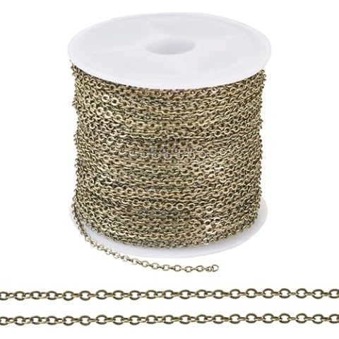 Cheriswelry Antique Bronze Chain for Jewellery Making Cover