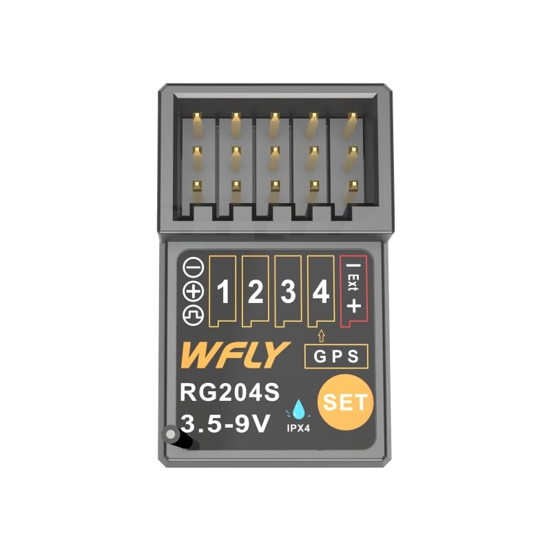 WFLY RG204S Mini rc car Receiver 4 Channels rc Receiver for WFLY X9S rc car Transmitter