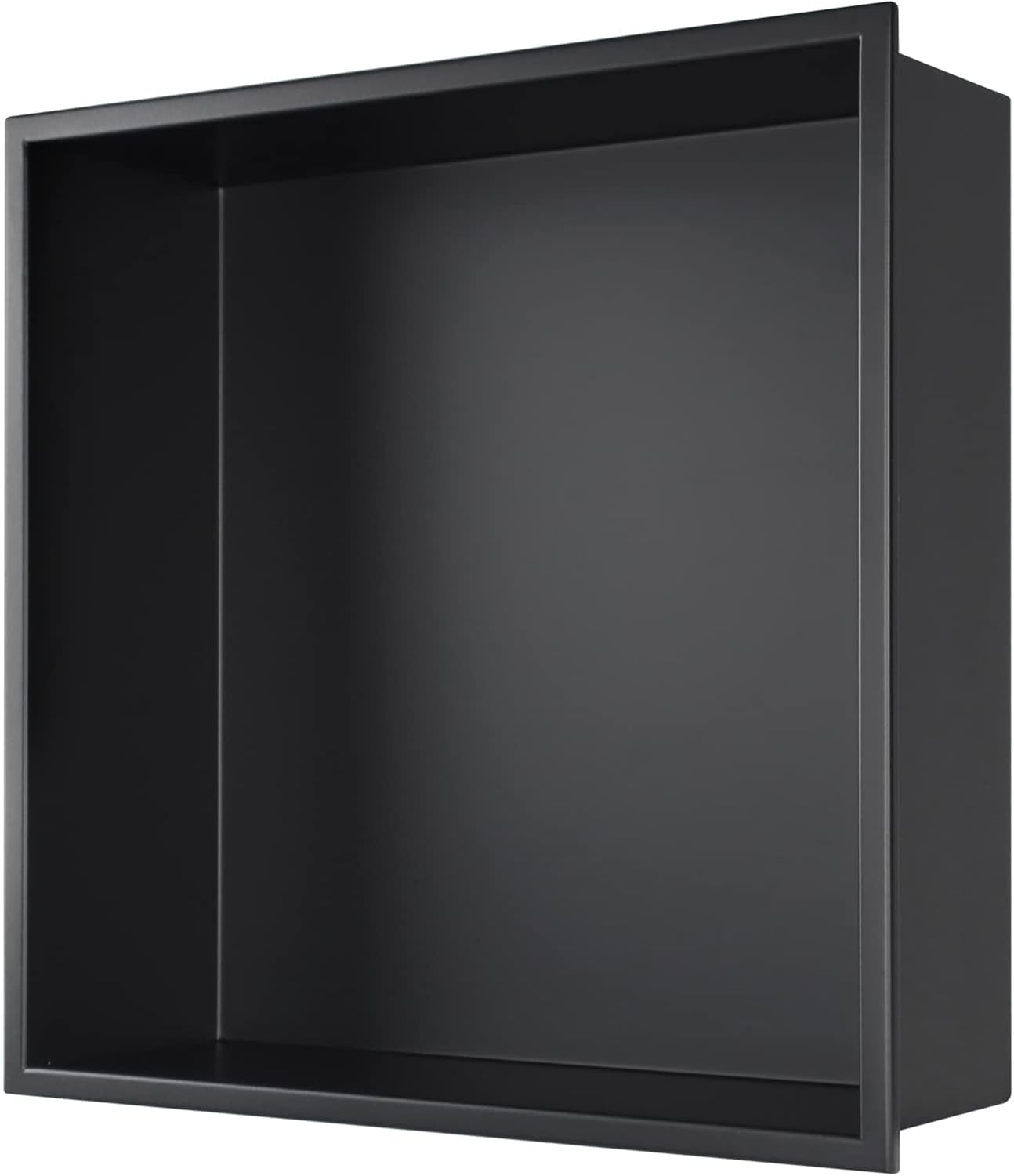 Stainless Steel Shower Caddy - Waterproof Recessed Wall-Mounted Storage for Shampoo Soap & Toiletries - Elegant Gold & Black Finish for Modern Bathrooms