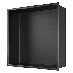 UWYTGF Stainless Steel Shower Bathroom Wall Niche Waterproof Recessed Wall Mounted Insert Storage Shower Caddy for Bathroom Shampoo