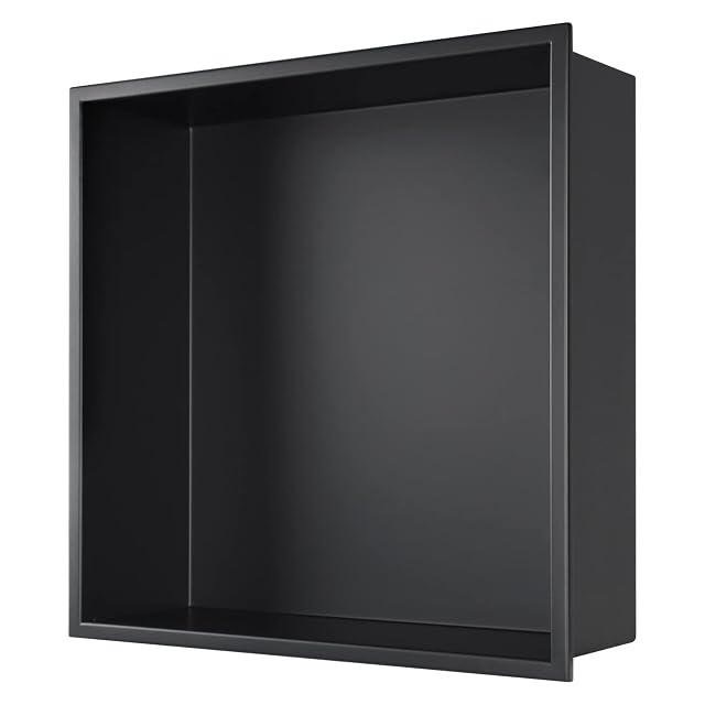 UWYTGF Stainless Steel Shower Bathroom Wall Niche Waterproof Recessed Wall Mounted Insert Storage Shower Caddy for Bathroom Shampoo