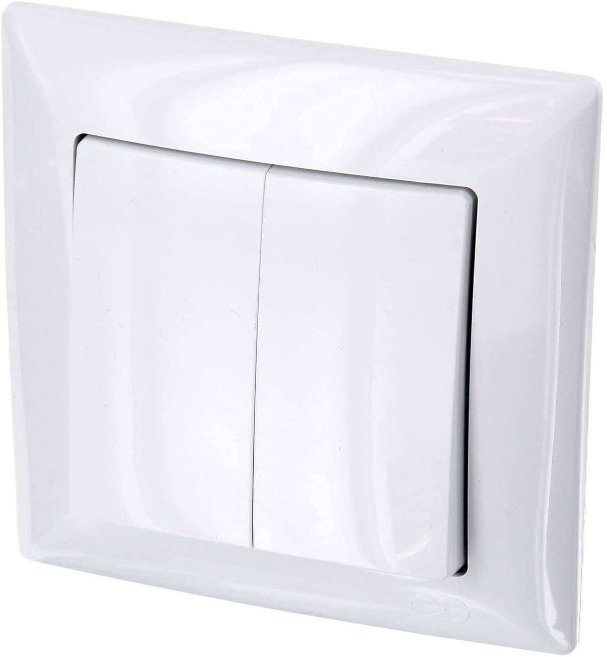 Lot De 2 Prises Encastrées - Système De Bornes Enfichables - All-in-One - Série G1 - Blanc Pur