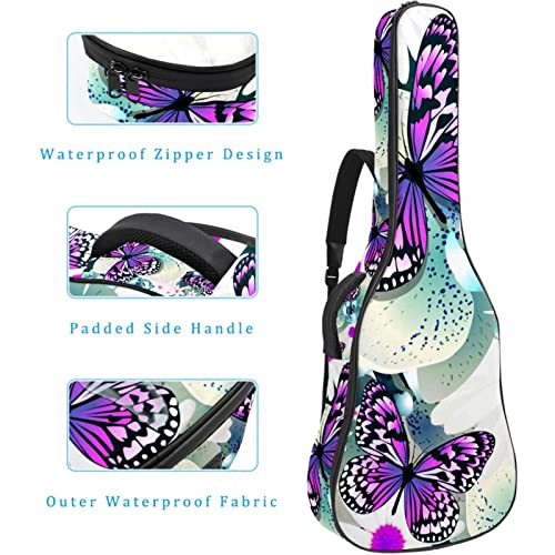 Housse Pour Guitare Acoustique Papillon Violet Sac Pour Guitare Électrique 10Mm Rembourré Housse Pour Guitare Classique… - Les Beatles, Paul McCartney, John Lennon, RIngo Starr, George Harrison Housse Pour Guitare Acoustique Papillon Violet Sac Pour Guitare Électrique 10Mm Rembourré Housse Pour Guitare Classique… – Image 5