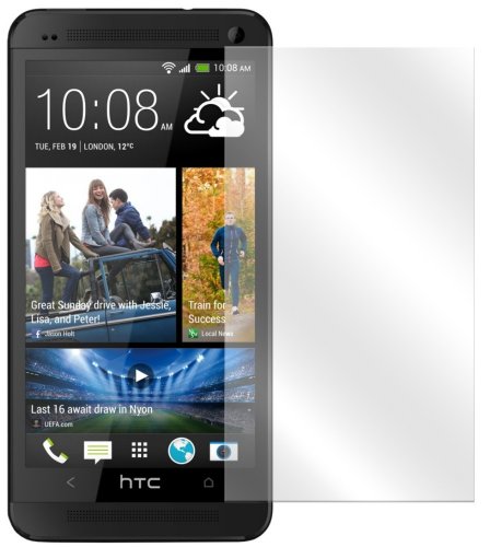 dipos I 2X Protection ecrán Compatible avec HTC One Mini Films de Protection d'écran Transparent