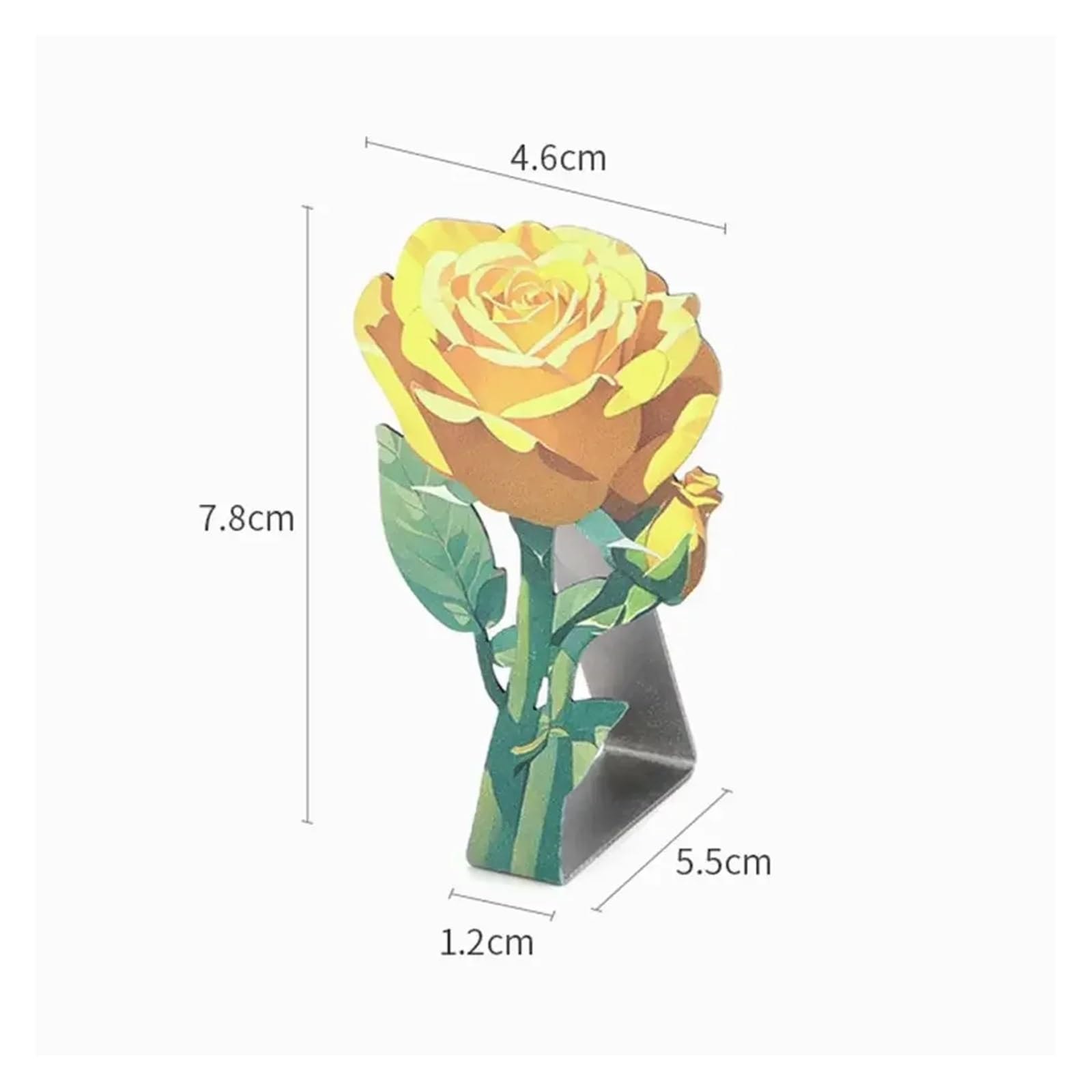 Tischdeckenklammern Modern Stainless Steel Tablecloth Clip Rose Pattern Outdoor Camping Picnic Fixing Tool Decorative