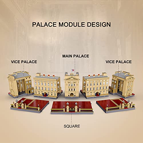 MISINI CADA Master C61501W Buckingham Palace Klemmbausteine, 5604/pcs MOC CADA Technik Berühmte Londoner Architektur… – Bild 5