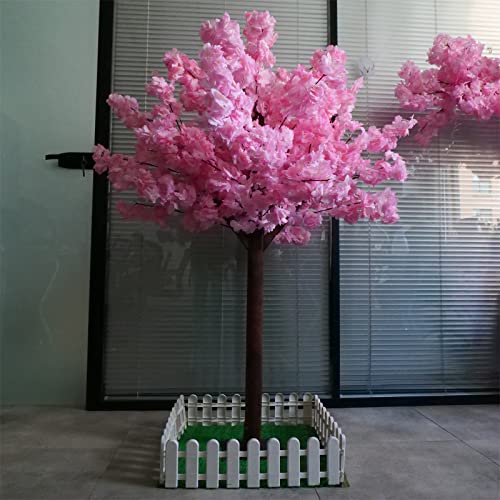 Artificial Cherry Blossomtrees Weeping Cherry Blossom Tree Handmade Light Pink Tree Indoor Outdoor Home Office Party Wedding (5Ft Tall/1.5M) #TOP4