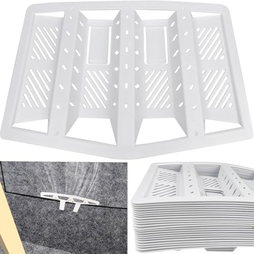 22 prese d'aria in feltro, per condensa, ventilazione sul tetto, per evitare la condensa del tetto, impedisce la condensa del tetto del soppalco, mantiene il flusso d'aria della soffitta