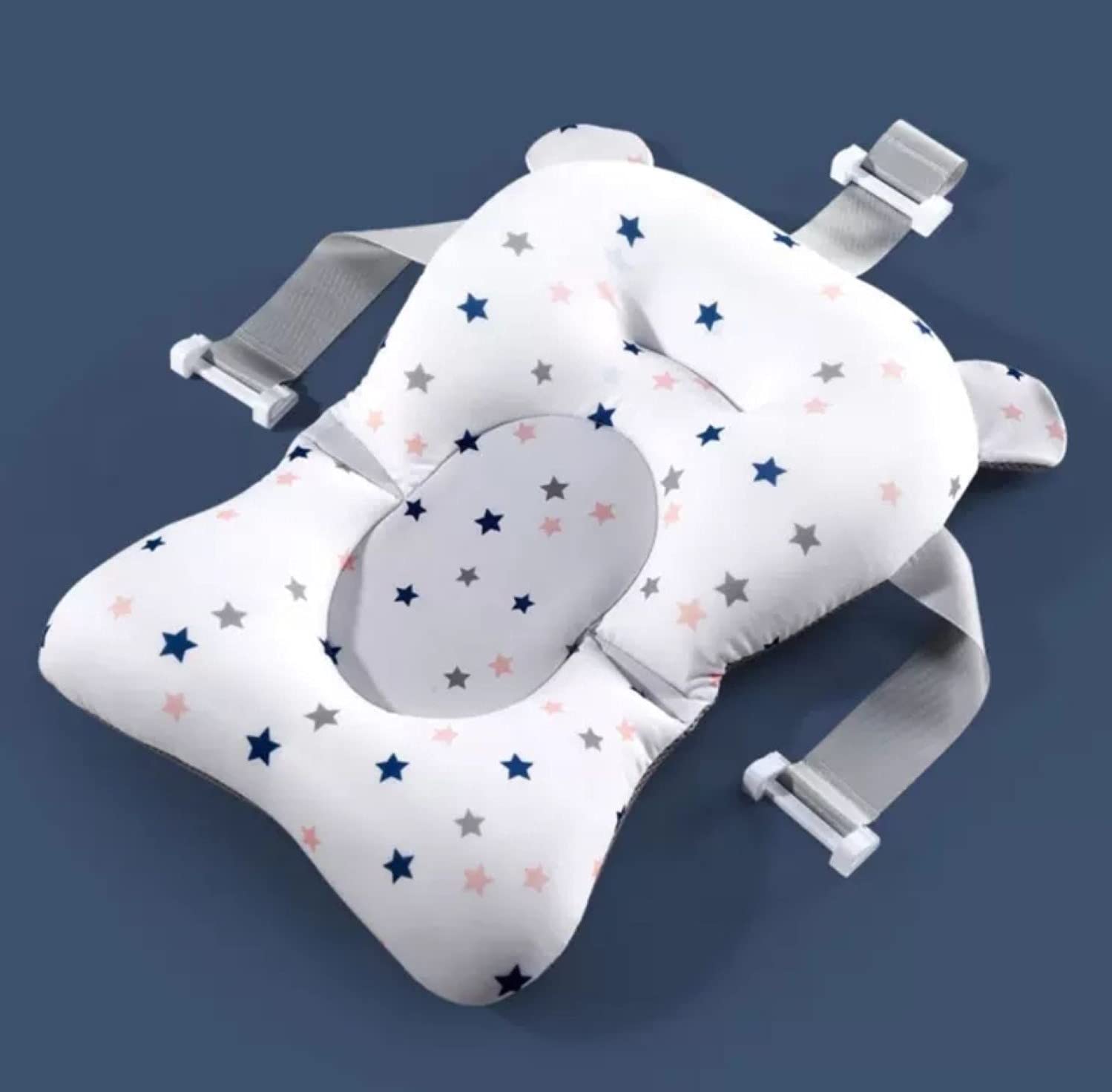 Star Pattern Baby Bathing Floating Bath Mat Support for Toddler Sink Pad Soft Sponge Insert for Baby Bathtub Bath Cushion for Bathing Non Slip Multicolored one size bathmat27