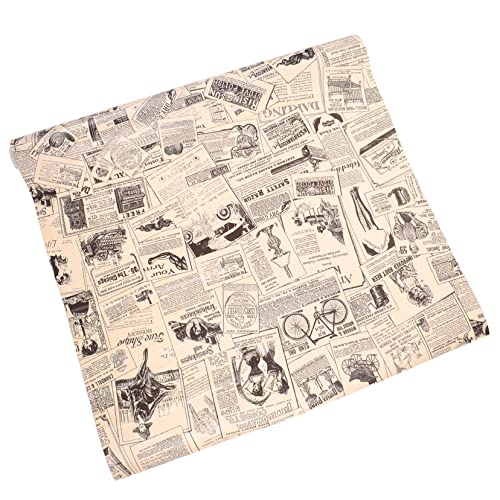 Hemobllo Cinta Adhesiva Para Pared Con Diseño Vintage De Periódico Autoadhesiva Pintado Decorativo Para Salón y Dormitorio Pegatina Mural Para Decoración De Habitaciones
