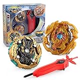 NEZAR Bey Battle Burst God Evolution Battling Top Set with Launcher Stater Grip and Arena