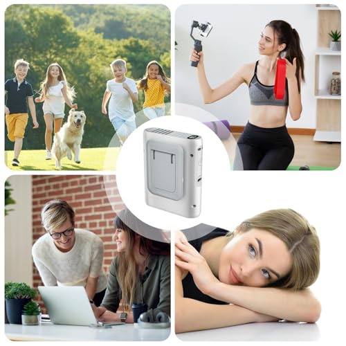 Ventilador portátil de cintura y soplador de aire recargable para camping 5