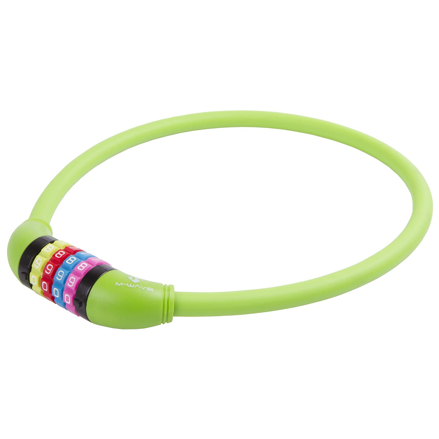 M-Wave Unisex Adult DS 12.6, 5 S Cable Lock - green, — image 1
