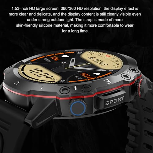 Reloj Smartwatch 1,46" AMOLED 5ATM Mujer/Hombre, Pulsómetro - Imagen 4