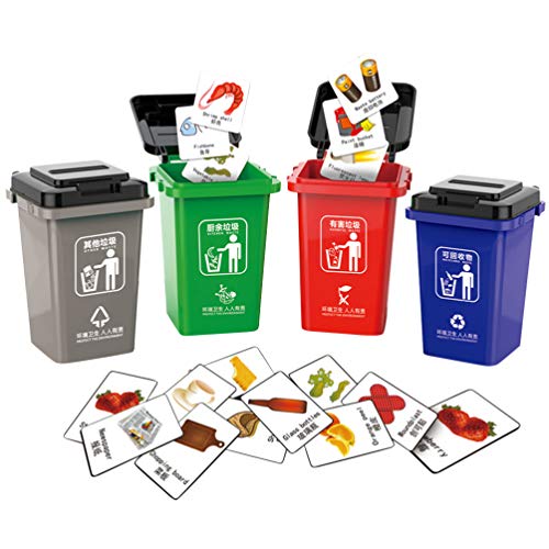 Nuobesty 037K8SAR10UHI04KE0AFPUY Guinea Pig Toys 1 Set Garbage Toys For Toddlers Desktop Wastebasket Garbage Trash Bin Table Garbage Can Kids Toys Trash Can Children Toy Mini Student Furniture cover