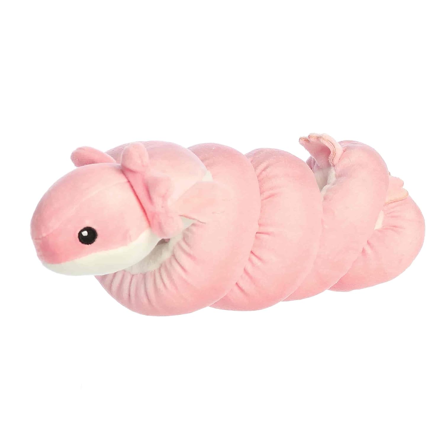 Aurora® Playful Wrist Wranglers™ Axolotl Stuffed Animal - Vibrant Colors for an Eye-Catching Design - Perfect for Kids and Costumes - Pink 8 Inches