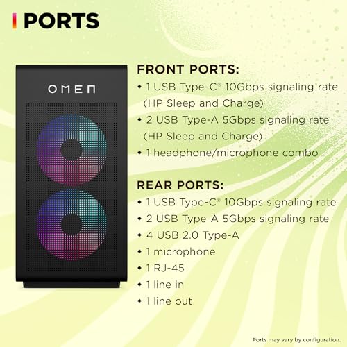Image of HP Omen 35L Gaming Desktop Intel Core Ultra 7 265F, 8GB NVIDIA GeForce RTX 5060 (16 GB DDR5, 1TB SSD) Win11, M365 Basic(1yr)*MSO 2024, Black Metal, 14.5kg, GT16-0016in