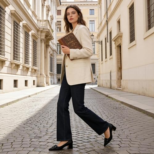 Image of YODEKS Slingback Kitten Heels for Women