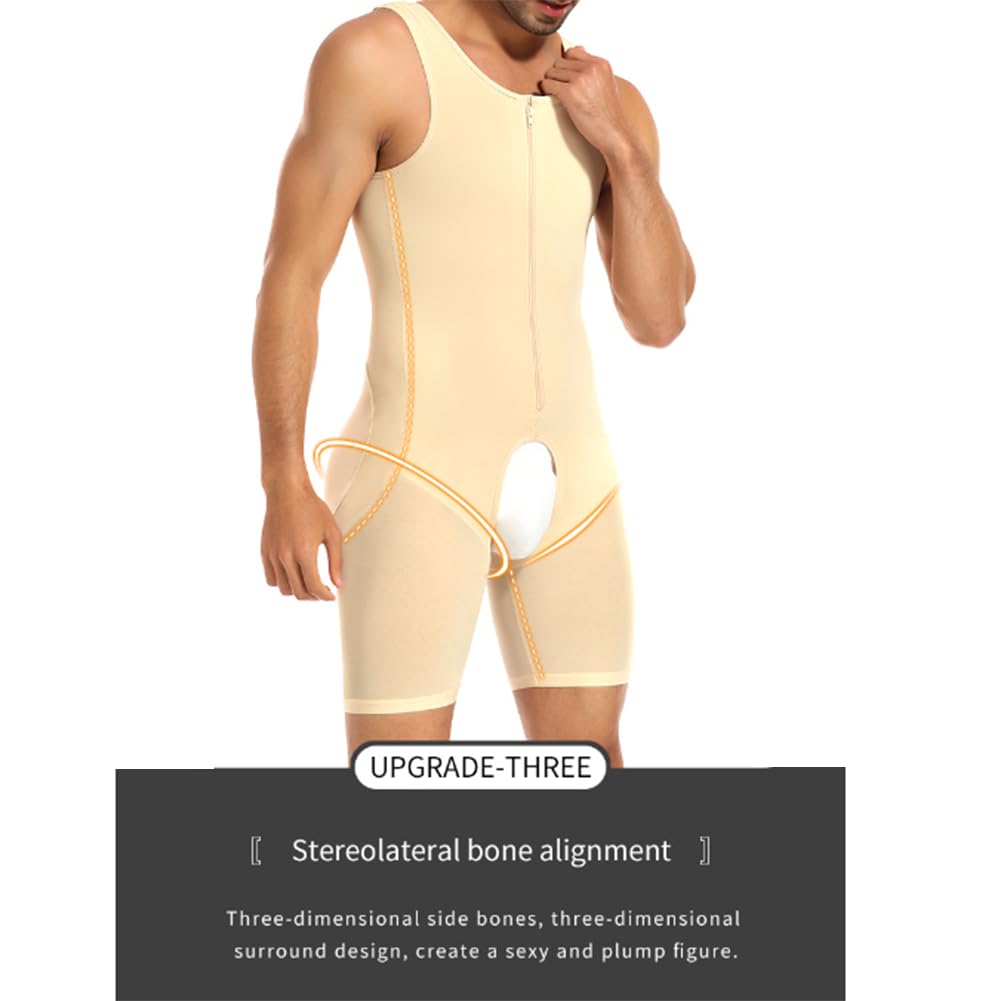 Hombre Bodies Moldeadores Levanta Glúteos Vientre Plano Braguitas Abdomen Shapewear