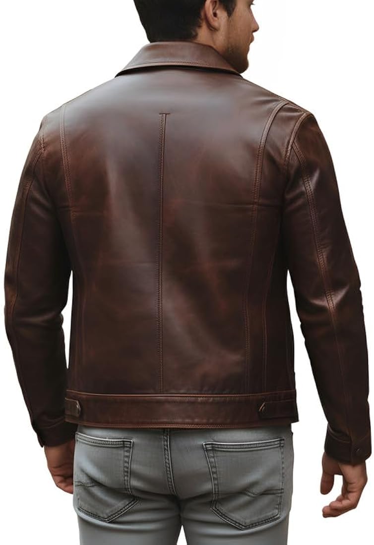 Buy Urbanhides Rebel Grain Prime Line Real Leather Moto Jacket