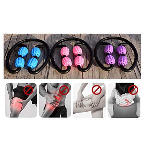 Massageador corporal com ponta gatilho Besportble, massageador de 360 graus para perna e braço e pes