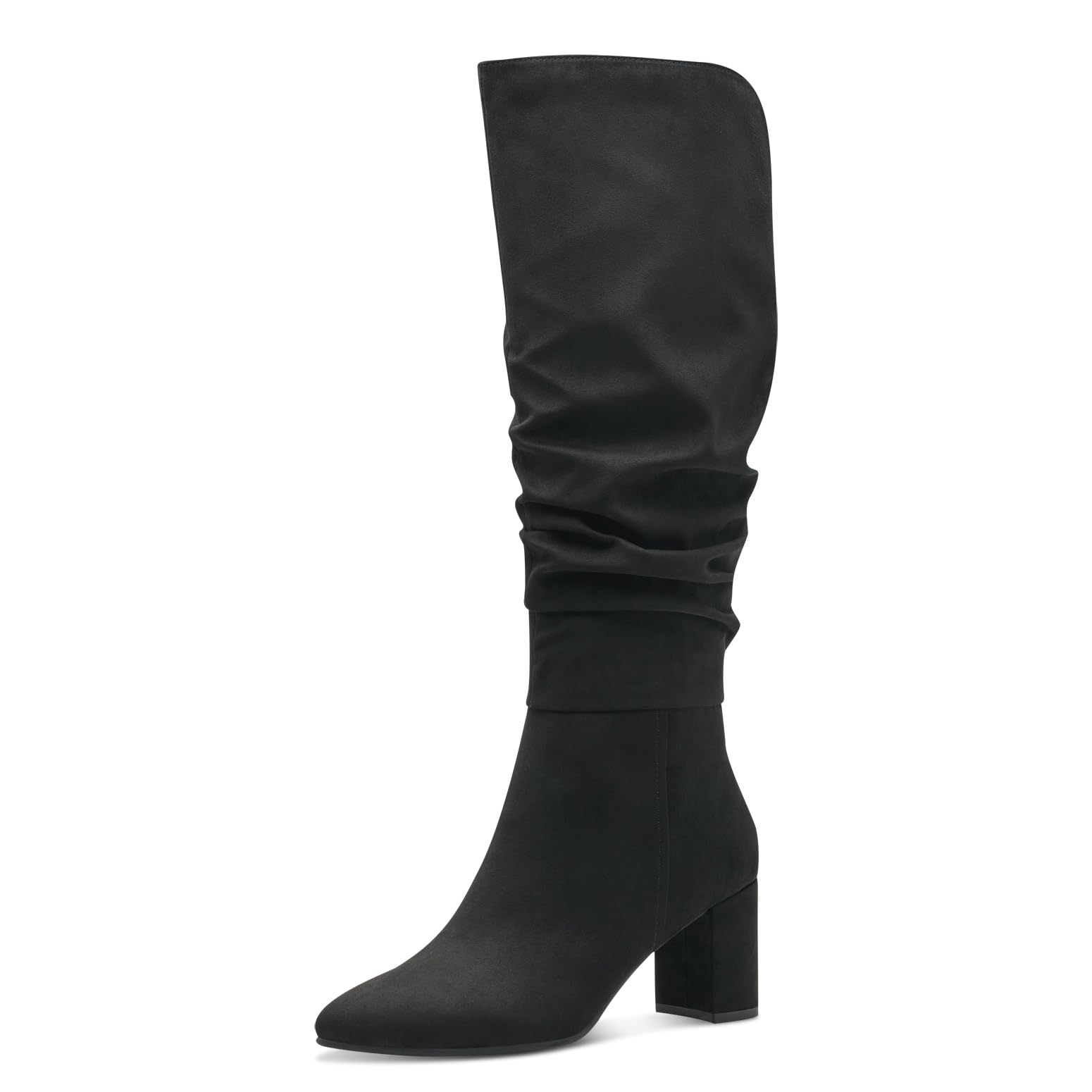 MARCO TOZZI Women's 2-25519-41 Long Boot Heel, Black, 3.5