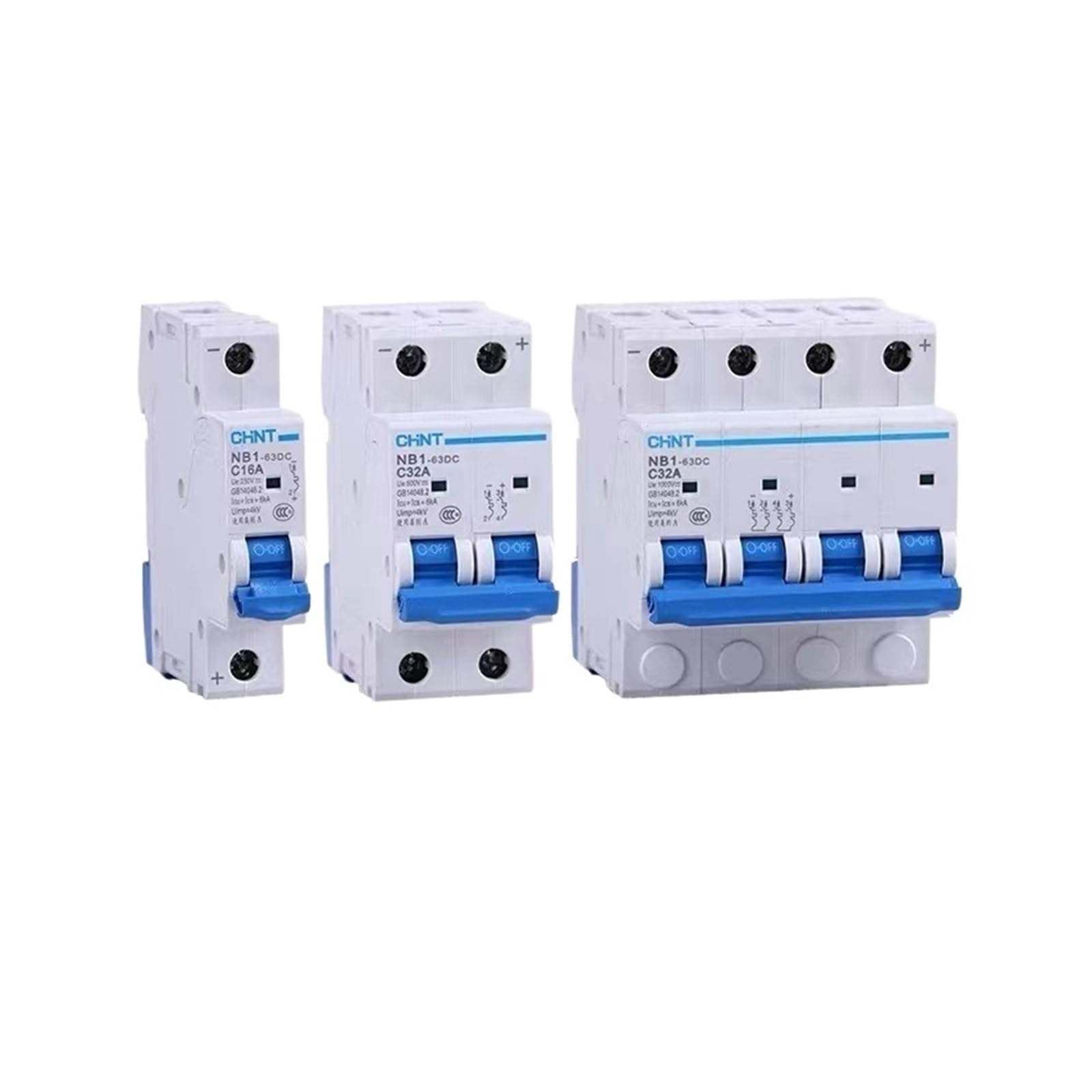 Disjoncteur solaire DC 20A contre les surcharges de circuit 500V 2P