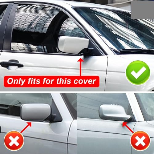 Coques rétroviseurs latéraux pour E46 et E39 1998-2005 version 4 portes