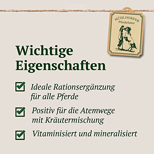 Mühldorfer Kräuter Müsli - 20 kg - Bei Husten und Atemwegbeschwerden - Wertvolle Kräutermischung, 20 kg (1er Pack)