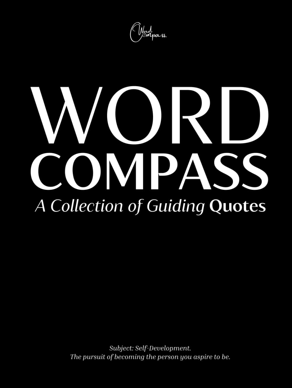 Word Compass recueil de citations inspirantes pour transformer son espace
