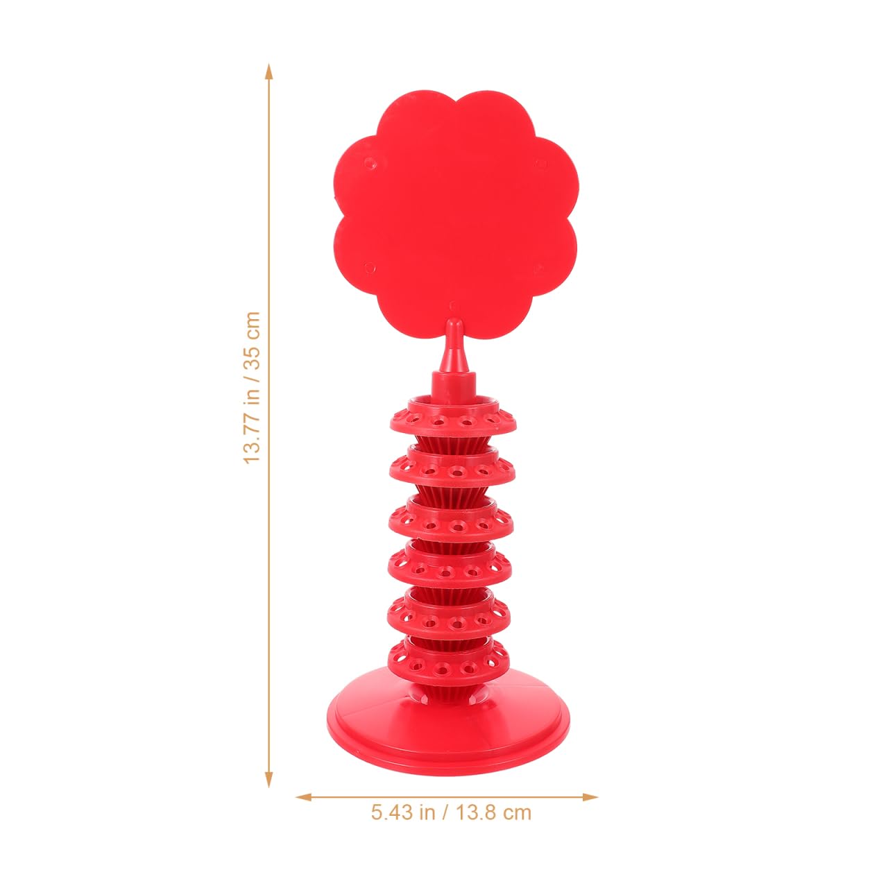 Cabilock Présentoir À Sucettes Réglable 35 Cm Porte-Lollipops En Plastique 12 Emplacements Pour Bonbons Parfait Pour Fête Et Magasinage