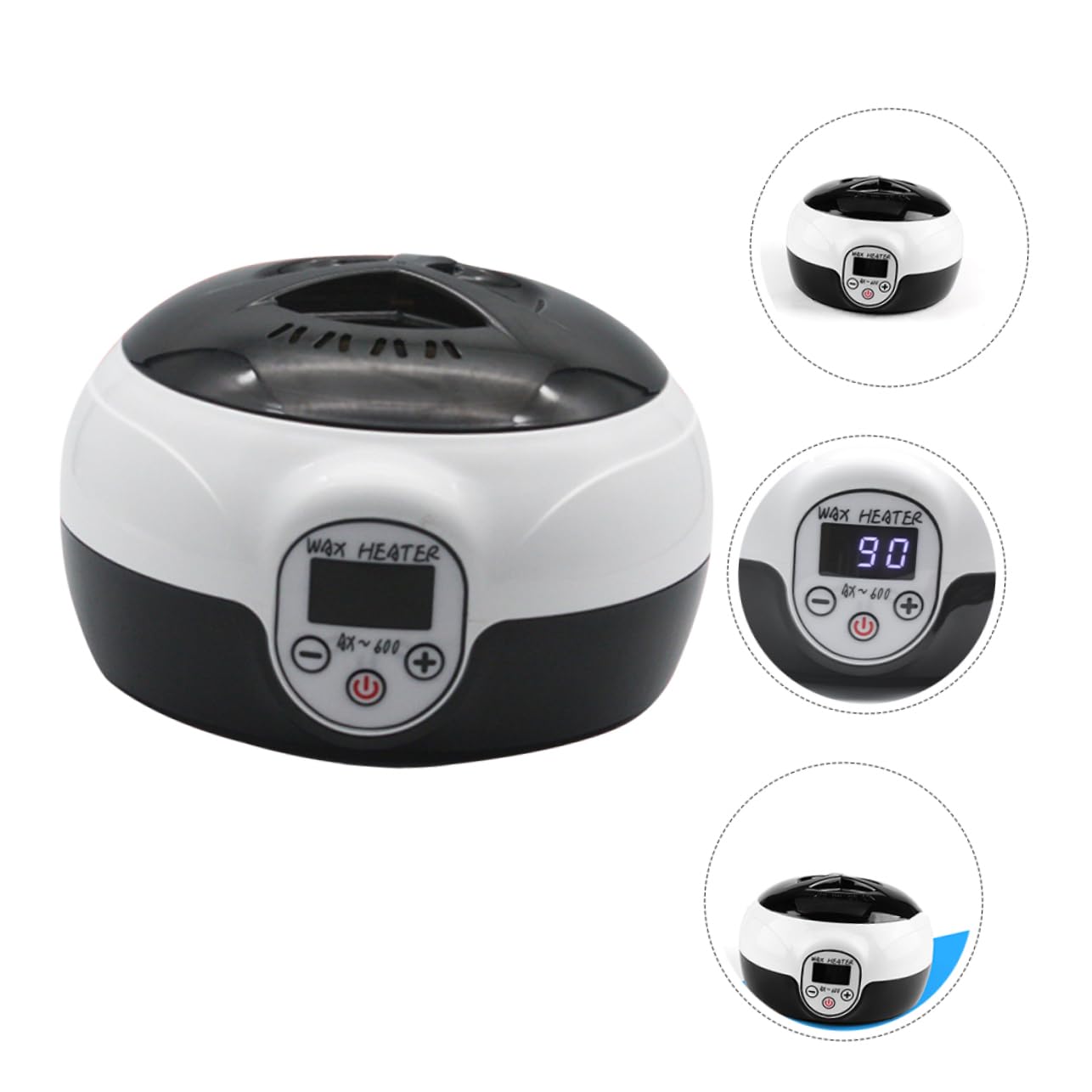 Professioneller Wachswärmer 145w aus Abs und Pp, Schwarz, Portable