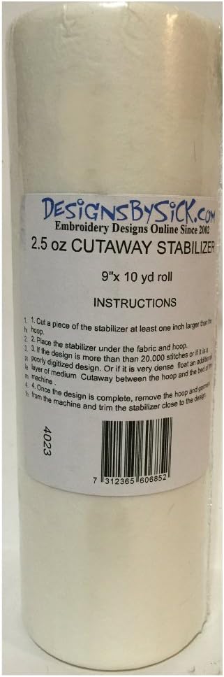 2.5 oz CUTAWAY 9 X 10