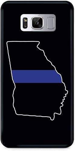 Miniatura 16 de Inspired Cases - Compatible con Galaxy S10 Case - Funda protectora con textura 3D para Samsung Galaxy S10 - Thin Blue Line - Georgia