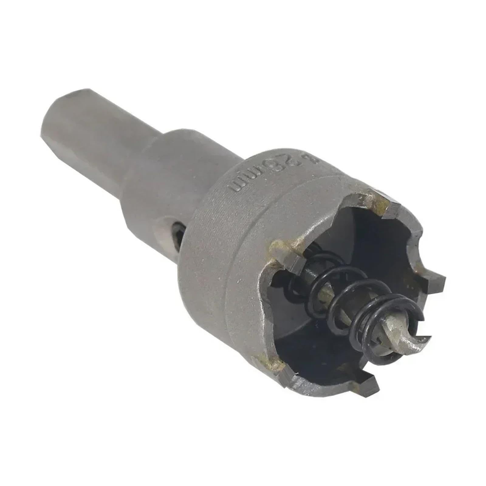 Juego De 6 Brocas De Sierra Con Punta De Carburo De 22-65 Mm, Cortador De Agujeros De Aleación De Acero Inoxidable For Trabajar Madera Y Metal.