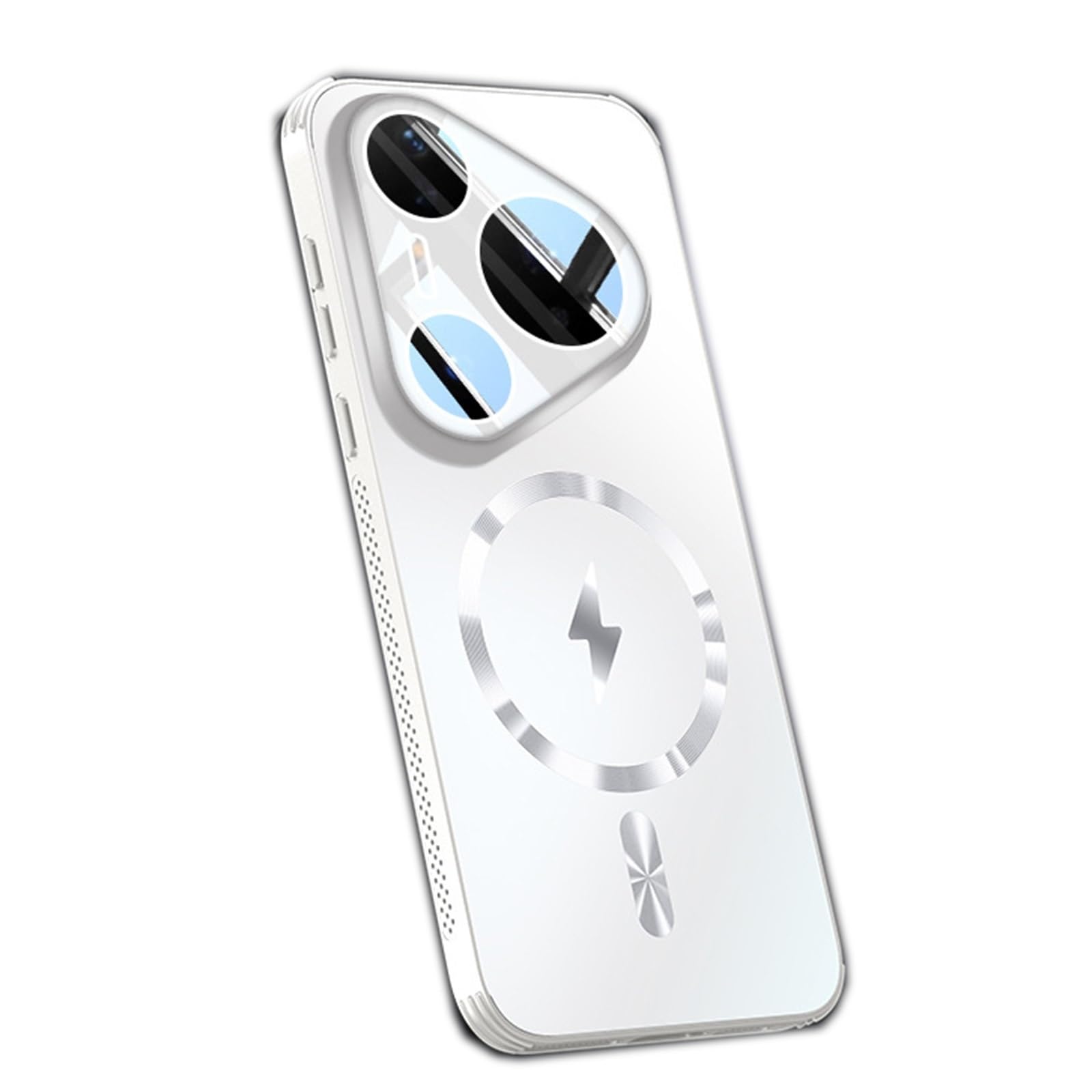 Coque pour Huawei Pura 80 étui magnétique silver
